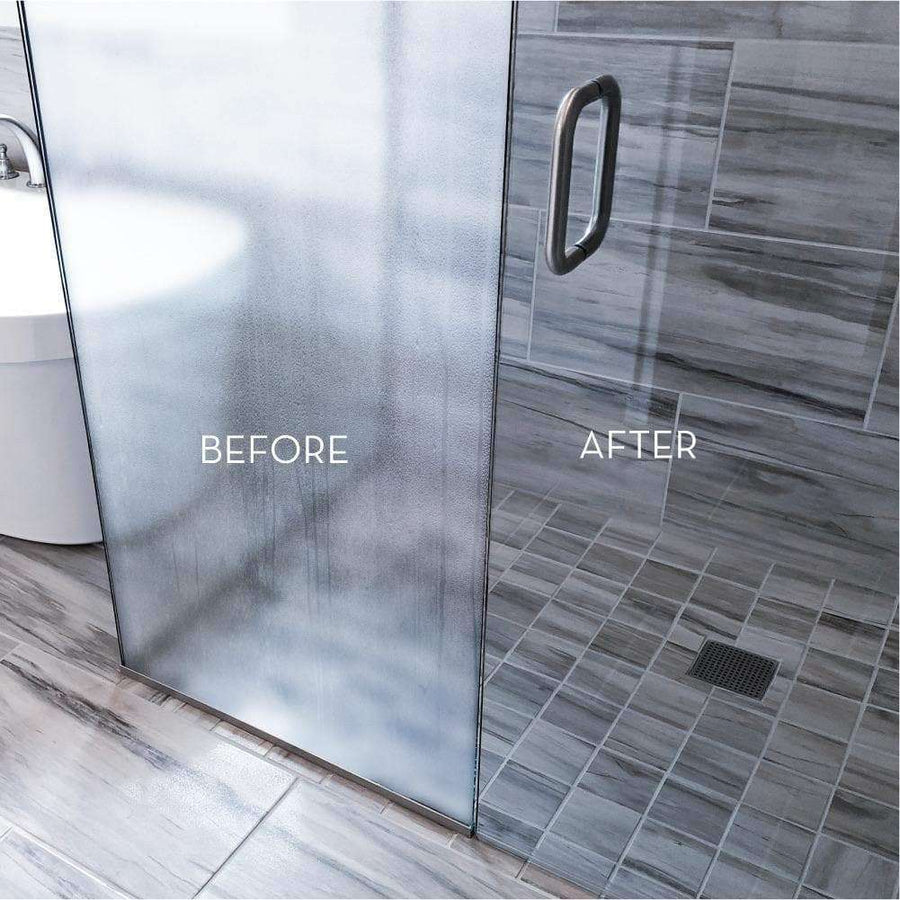 COASTAL CLARITY Shower Door Glass Restoration Kit by Coastal Shower Doors | Best Way to Remove and Prevent Hard Water Spots on Glass | Before and After